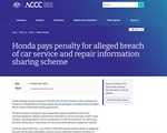 ACCC hands out fine for MVIS breach.