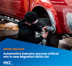 Major Win for Automotive Industry as Government Includes All Core Trades in Migration List